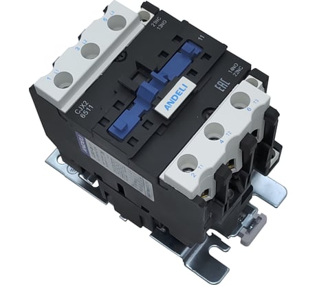 Контактор ANDELI CJX2-6511 65A 220В/AC3 1но+1нз 50Гц ADL08-013