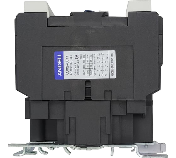 Контактор ANDELI CJX2-8011 80A 220В/AC3 1но+1нз 50Гц ADL08-014