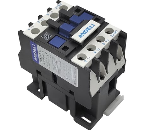 Контактор ANDELI CJX2-d0901 9A 220В/AC3 1нз 50Гц ADL08-001