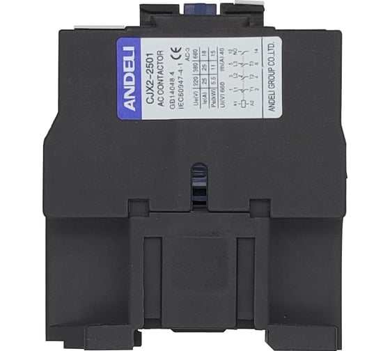 Контактор ANDELI CJX2-d2501 25A 220В/AC3 1нз 50Гц ADL08-007