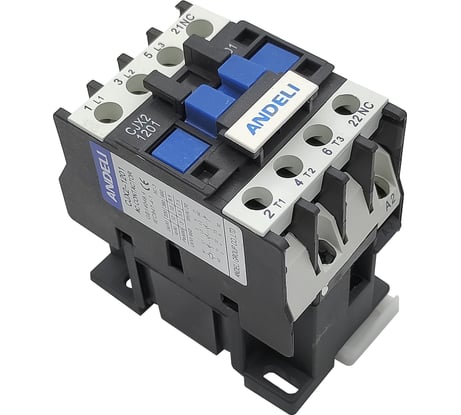Контактор ANDELI CJX2-d1201 12A 220В/AC3 1нз 50Гц ADL08-003