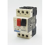 Пускатель ANDELI gv2-m02 0.16a~0.25a кнопочный () ADL06-601