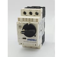 Пускатель ANDELI gv2-p02 0.16а~0.25a с поворотной ручкой () ADL06-616