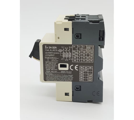 Пускатель ANDELI gv2-m32 24а~32а кнопочный () ADL06-614