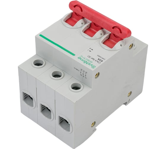 Выключатель нагрузки Systeme Electric City9 set вн 3p 63а 400в (ранее EZ9S16363) C9S16363