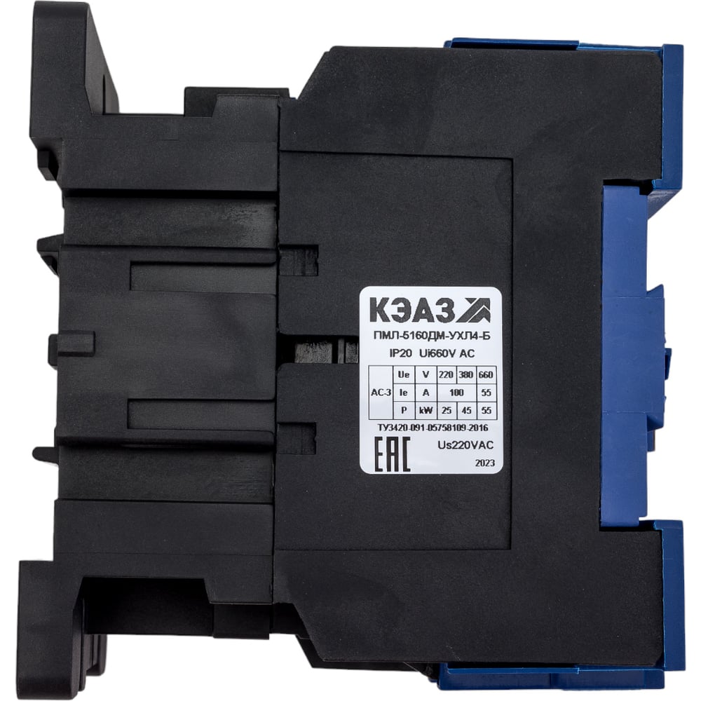 Контактор КЭАЗ ПМЛ 5160ДМ 100А 220AC УХЛ4 Б 110653 - выгодная цена ...