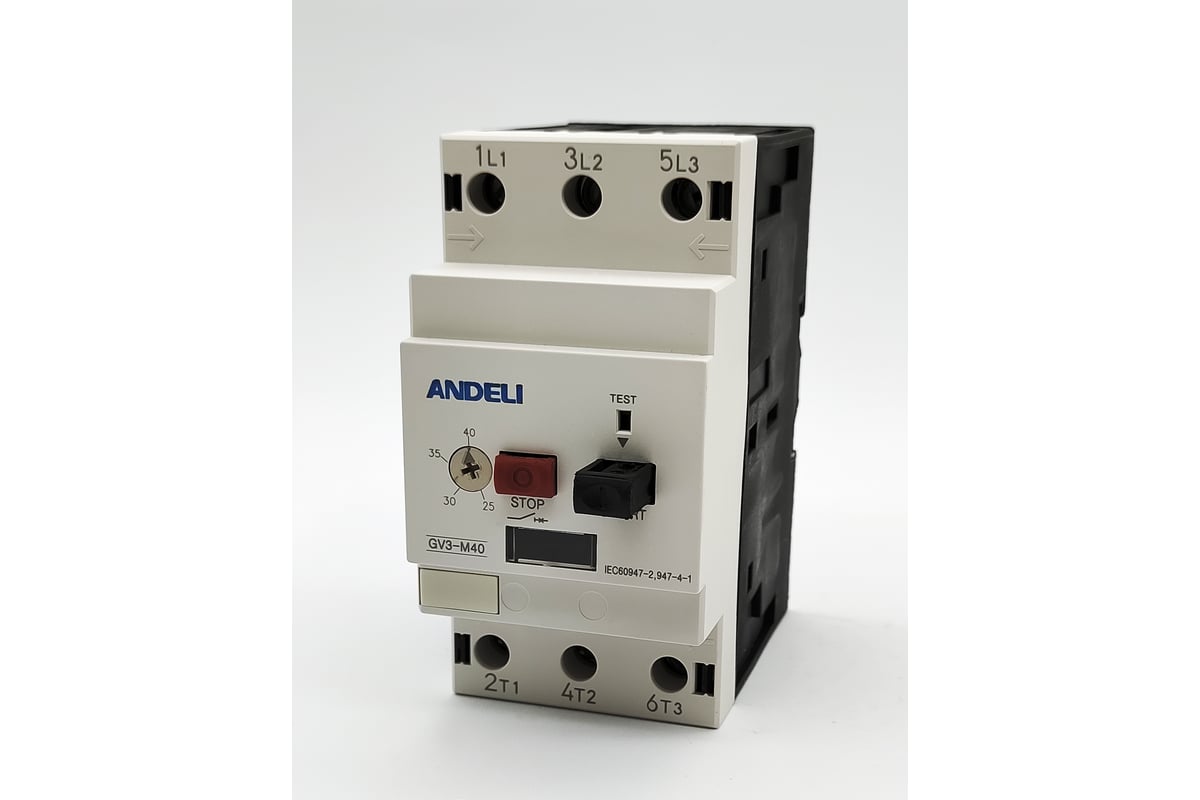Кнопочный пускатель ANDELI gv3-m40 25а~40a ADL06-637 - выгодная цена ...