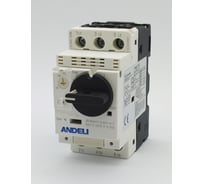 Пускатель ANDELI gv2-p04 0.4а~0.63a с поворотной ручкой ADL06-618