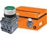 Кнопка с фиксацией TDM ELECTRIC MP2-21G(LED) в сборе d22мм/220В 1з+1р зеленая SQ0747-0022 1