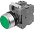 Кнопка с фиксацией TDM ELECTRIC MP2-20G в сборе d22мм 1з+1р зеленая SQ0747-0008 1