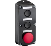 Кнопочный пост КЭАЗ ПКЕ-222 3 У2 IP54 красный гриб 150759