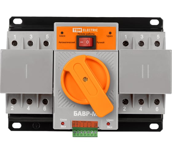 Блок автоматического ввода резерва TDM ELECTRIC БАВР-М 3П 16А SQ0743-0128