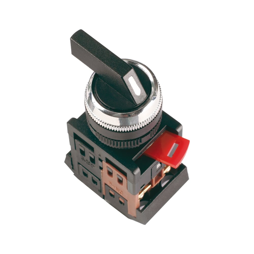 Переключатель на 2 положения, черный 1з+1р IEK ALC-22 BSW10-ALC-2-K02 ...