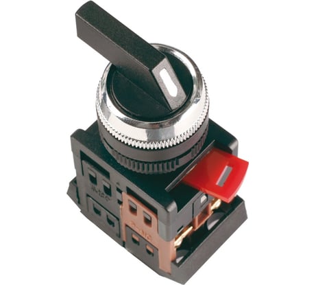 Переключатель на 2 положения, черный 1з+1р IEK ALC-22 BSW10-ALC-2-K02