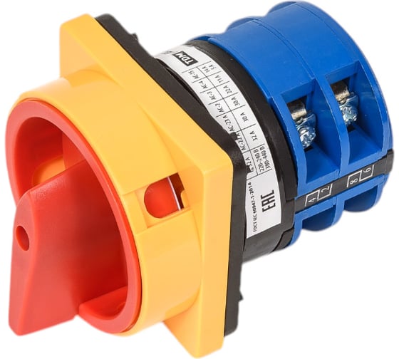 Кулачковый переключатель TDM ELECTRIC КПУ11У-32 /2098 "откл-вкл" 3Р SQ0715-0205