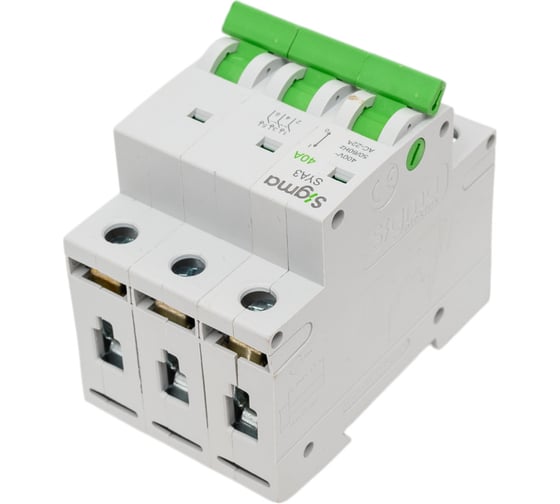 Рубильник Sigma Elektrik 3P 40A, 1 шт SYA3040 1