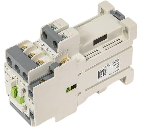 3-полюсный силовой контактор Sigma Elektrik 1NO+1NC - напряжение катушки: 24V DC SDM018024