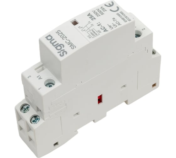 Модульный контактор Sigma Elektrik 2 NO 25A Sigma Elektrik SMC-2025-2NO