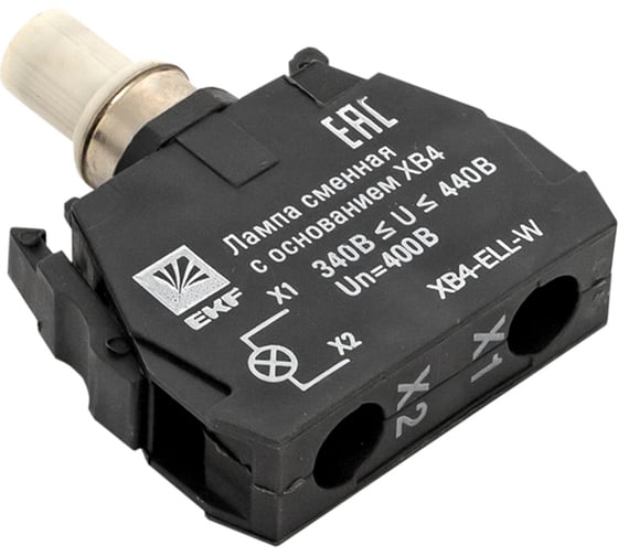 Сменная лампа c основанием EKF xb4 белая 400в (10шт.) proxima XB4-ELL-W