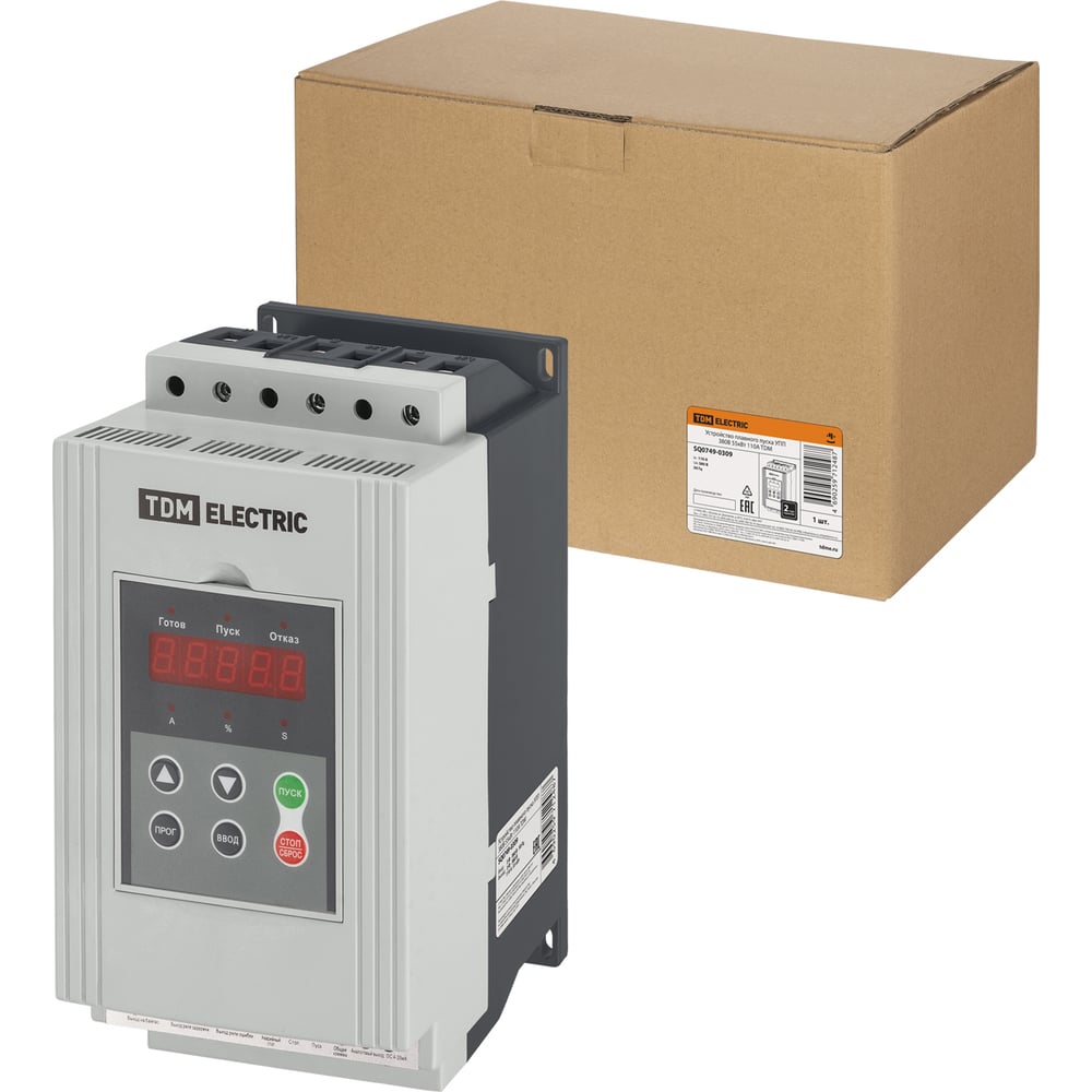 Устройство плавного пуска TDM ELECTRIC УПП 380В 55кВт 110A SQ0749-0309 ...