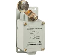 Концевой выключатель Электротехник ВК-200-БР-11-67У2-22, рычаг с роликом, без сальника, ход влево, cамовозврат, ступень 2- 51мм, IP67, ET051929 27663996