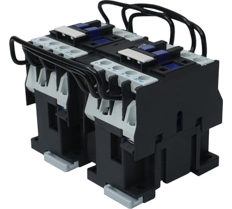 Электромагнитный пускатель Электротехник ПМЛ-1501 УХЛ4 Б, 220В/50Гц, 2р, 10А, реверсивный, без реле, IP00, ET515394