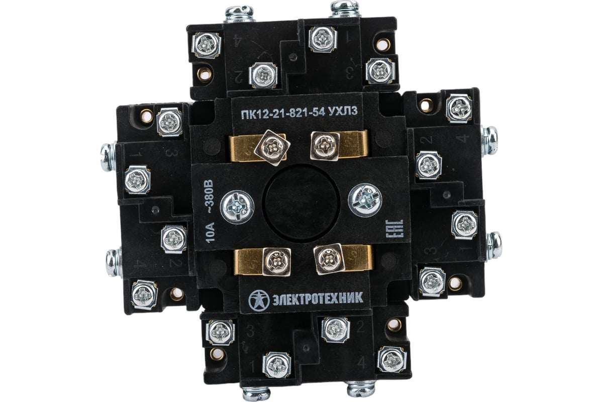 Крестовой переключатель Электротехник ПК12-21-821-54 УХЛ3, 380В/50Гц ...