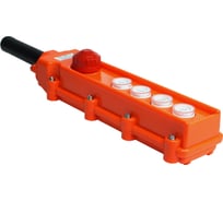 Кнопочный пост Электротехник ПКТ-40Б У2, 5А, IP54, кнопка "блокировка" с фиксацией (красная), стоп, вверх, вниз, влево, вправо ET512632