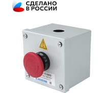 Пост управления Электротехник ПКУ-15-21.111-54У2 (КЕ141/2(1з и 1р) красная, гриб с фиксацией + PG-13,5) ET054790