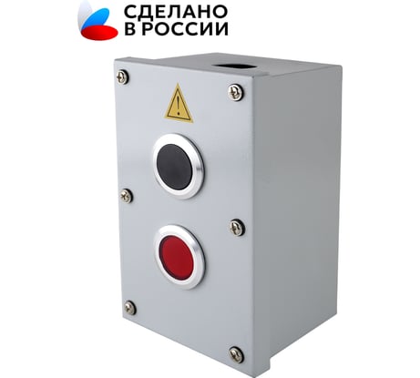 ПКУ-15-21.121-65У2 Электротехник (D30мм, 1 черная, НО + 1 красная, НО и НЗ, PG19, IP65) серия ПРОФИ, пост управления ET008513