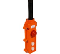 Кнопочный пост Электротехник ПКТ-20Б У2, 5А, IP54, кнопка "блокировка"с фиксацией (красная), вверх, вниз ET512631