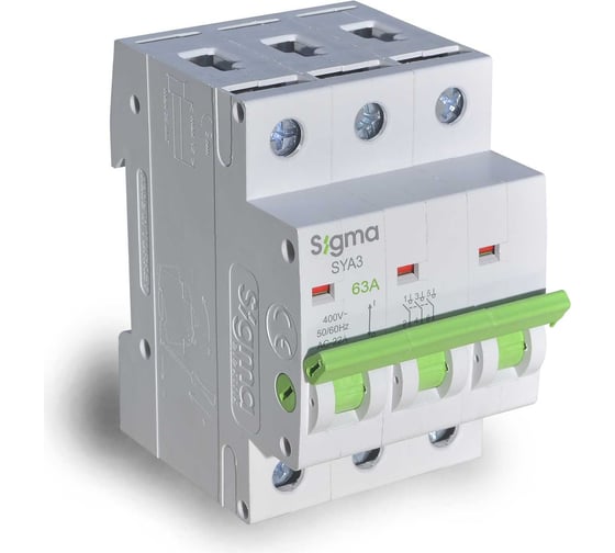 Выключатель нагрузки SIGMA ELEKTRIK 3P 63A SYA3063