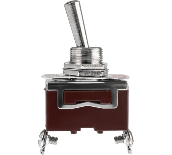 Однополюсный тумблер REXANT 250v 15а (2c) on-off (kn-101) 06-0324-A