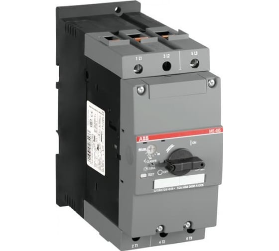 Автоматический выключатель защиты двигателя ABB MS-495-100 50кА 1SAM550000R1010 72244