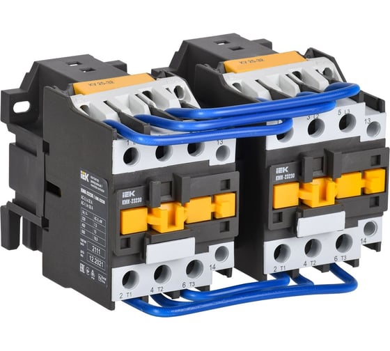 Контактор IEK кми-23230 реверс 32а 400в/ас3 2но KKM23-032-400-20-1 1