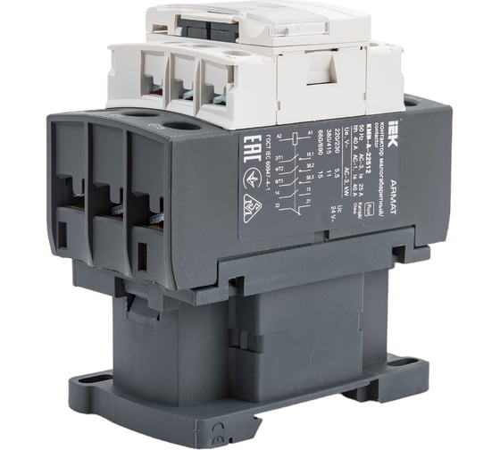 Контактор IEK Armat кми-а-22512 lc1d 25а 24в/ас3 1но/1нз AR-ACC-21-025-024-11