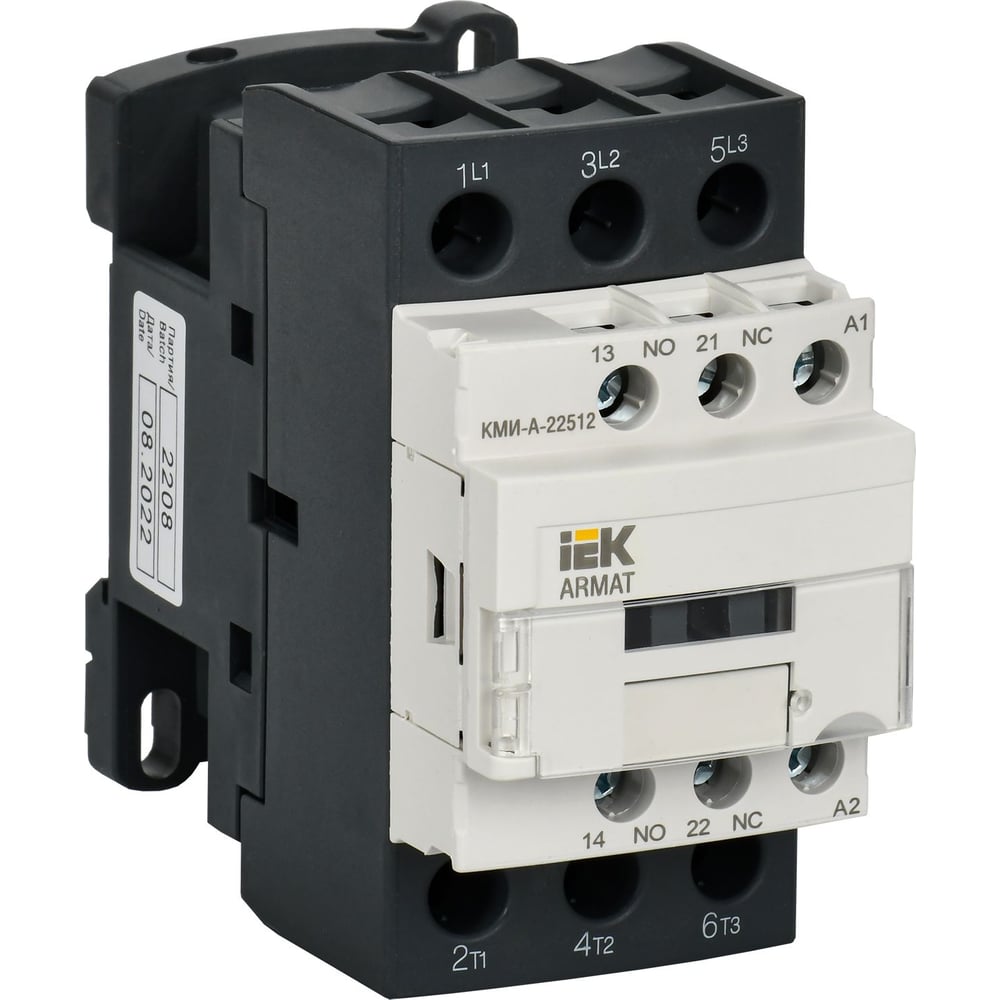 Контактор IEK Armat кми-а-22512 lc1d 25а 230в/ас3 1но/1нз AR-ACC-21-025 ...