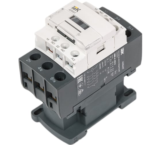 Контактор IEK Armat кми-а-22512 lc1d 25а 230в/ас3 1но/1нз AR-ACC-21-025-230-11