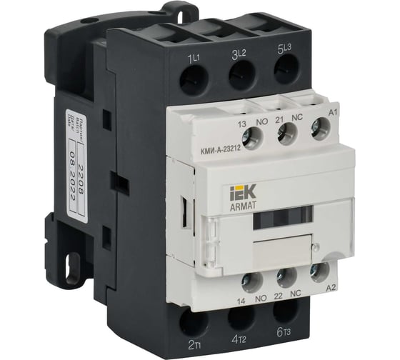 Контактор IEK Armat кми-а-23212 lc1d 32а 24в/ас3 1но;1нз AR-ACC-21-032-024-11