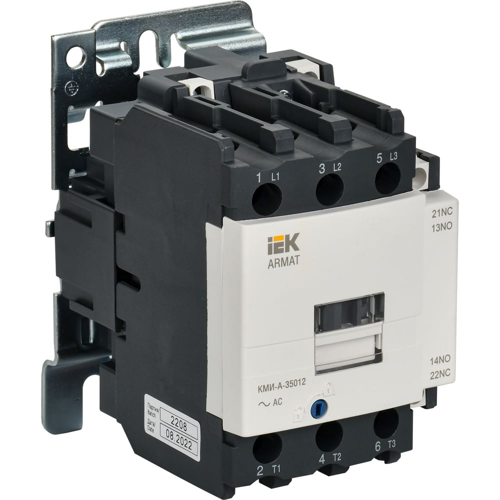 Контактор IEK Armat кми-а-35012 lc1d 50а 400в/ас3 1но/1нз AR-ACC-31-050 ...