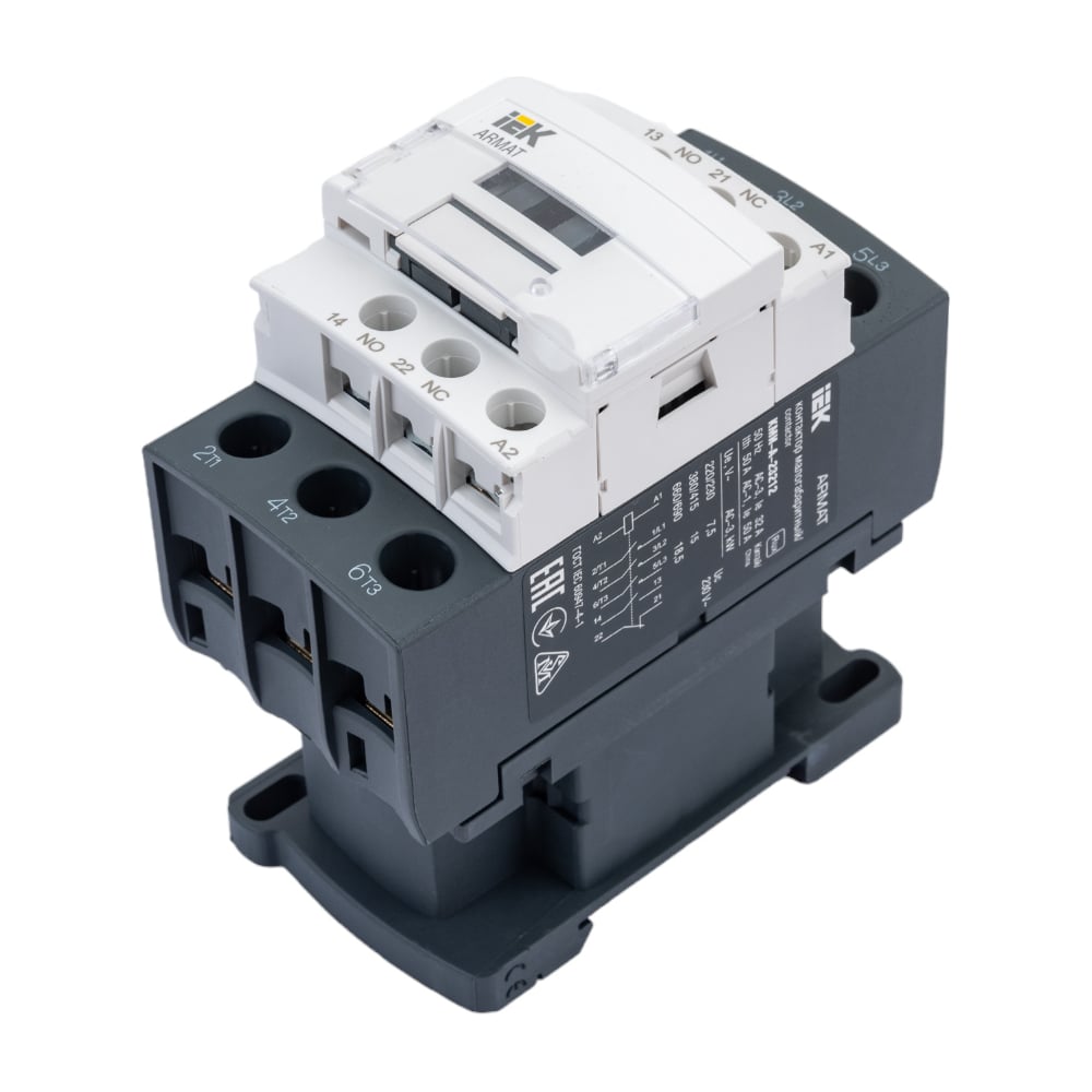 Контактор IEK Armat кми-а-23212 lc1d 32а 230в/ас3 1но/1нз AR-ACC-21-032 ...