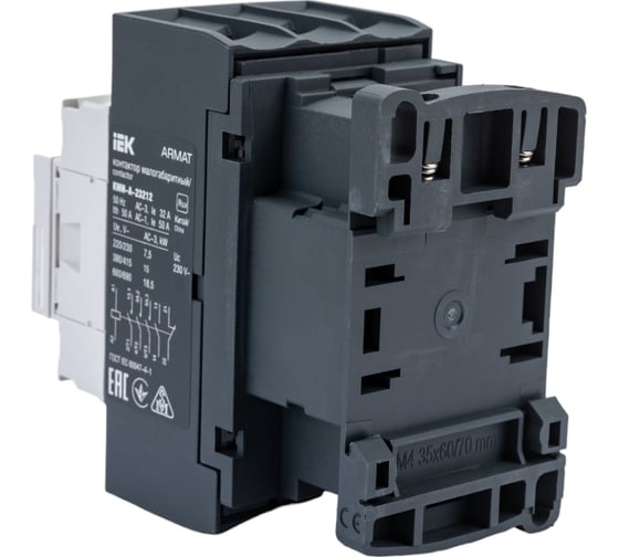 Контактор IEK Armat кми-а-23212 lc1d 32а 230в/ас3 1но/1нз AR-ACC-21-032-230-11