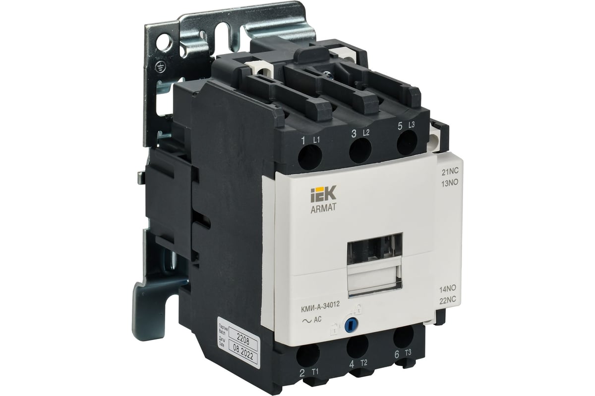 Контактор IEK Armat кми-а-34012 lc1d 40а 230в/ас3 1но/1нз AR-ACC-31-040 ...