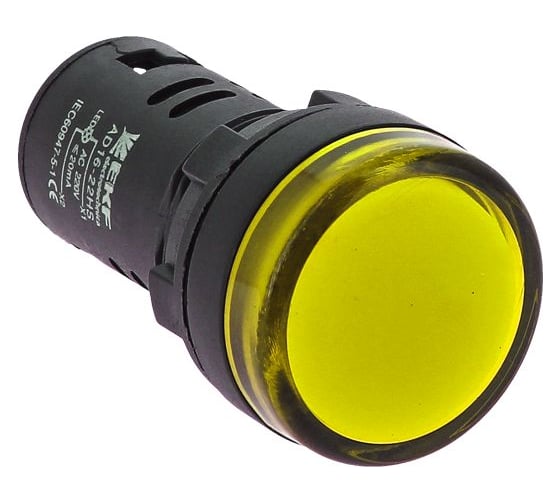 Лампа EKF AD16-22HS LED матрица 22мм жёлтый 10 шт. ledm-ad16-o 6565107