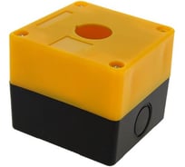 Корпус EKF КП101 1 кнопка желтый cpb-101-o 8530756