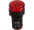Лампа EKF AD16-22HS LED матрица 22мм красный ledm-ad16-r 9826266 2