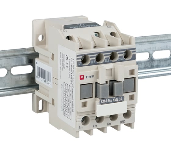 Малогабаритный контактор EKF КМЭ 9А 220В 1NO PROxima ctr-s-9-220