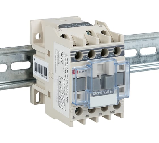 Малогабаритный контактор EKF КМЭ 9А 220В 1NO PROxima ctr-s-9-220