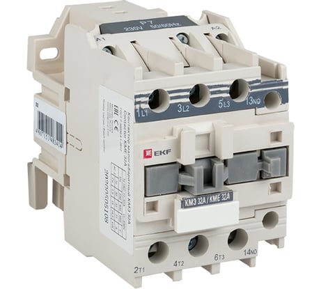 Малогабаритный контактор EKF КМЭ 32А 220В 1NO PROxima ctr-s-32-220