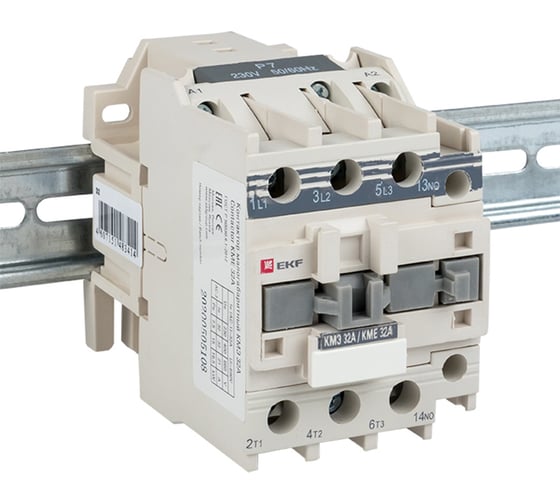 Малогабаритный контактор EKF КМЭ 32А 220В 1NO PROxima ctr-s-32-220